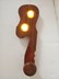 Picture of Beautiful Natural Wood Candle Holder from Maharashtra - An Antique Collection for Home Decoration.